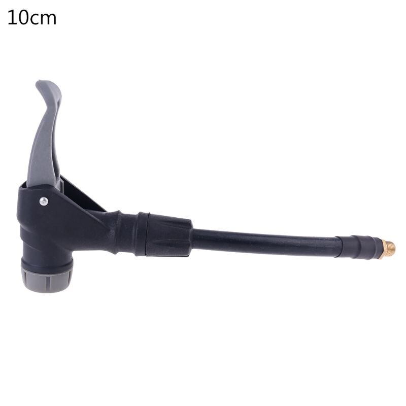 Tire Inflator Hose Adapter twist-on Lock Air Chuck Car Compressor Extension Tube: Black