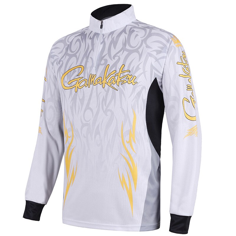 Gamakatsu Fishing Clothing Spring Summer Men Long Sleeve Outdoor Cycling Fishing Shirts Quick Dry Breathable Fishing Clothes