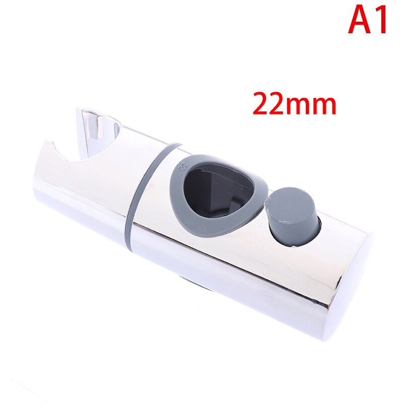 Bruser beslag brusestang holder 22 ~ 25mm abs krom brusehoved holder justerbar badeværelsestilbehør universal