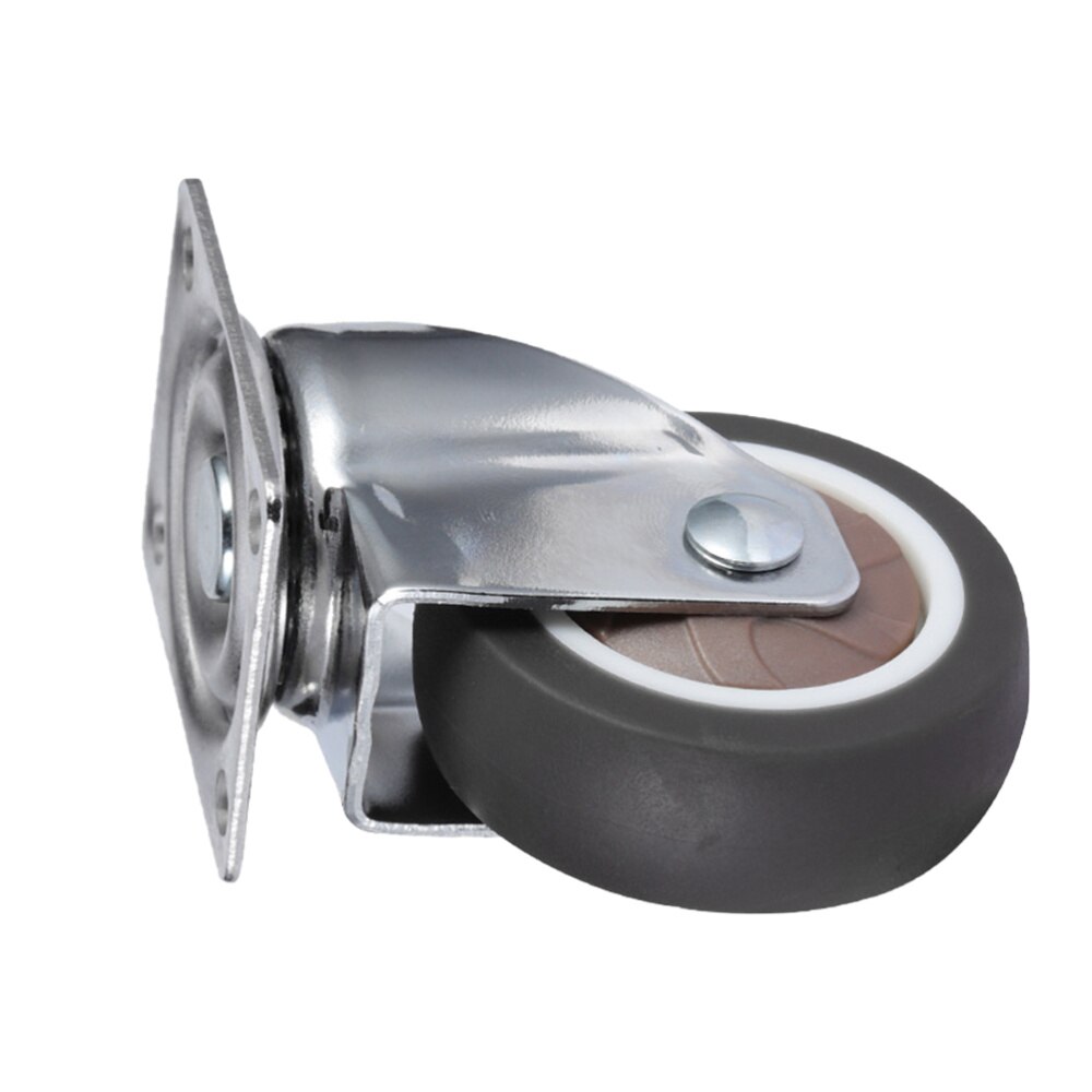 4PCS Swivel Caster Wheels Silent Practical Wear-resistant 360 Degree Heavy Duty Wheels Swivel Caster Wheels for Furniture: Picture 1