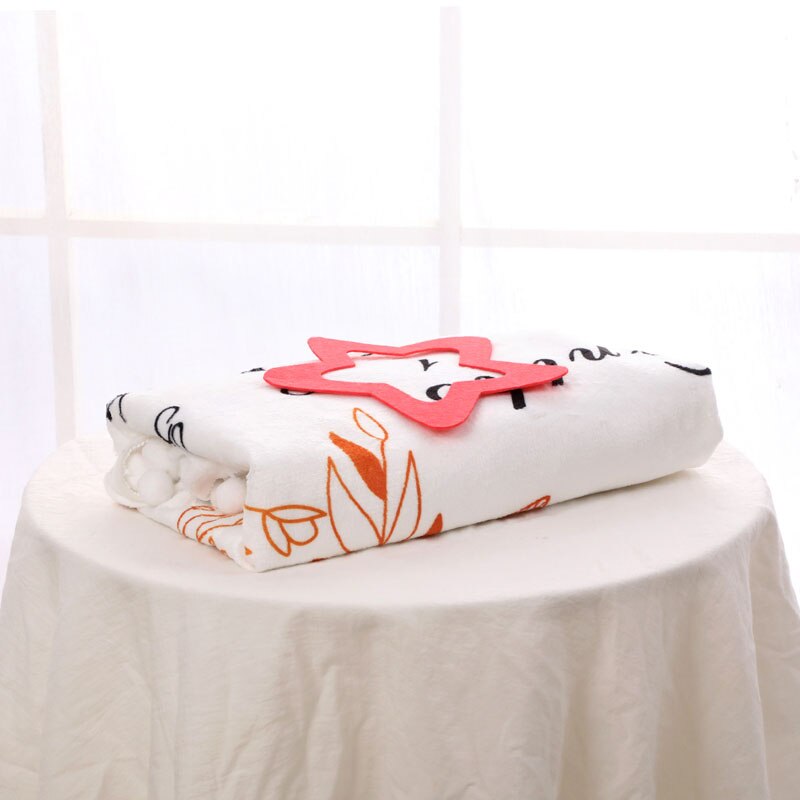 Baby Photo Blanket Swaddle Wrap Background Floral Number Star Heart Shape Baby Photography Props Toolss