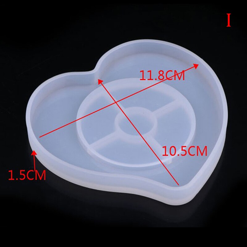 Silikoneform diy bord sæt form gips aromaterapi bil dekoration skimmel