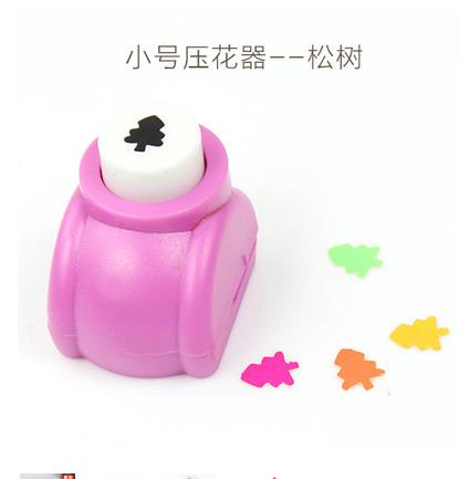 Mini Flower Paper Craft Punch Hole Puncher Scrapbook Punches Handmade Cutter Card DIY Tool: tree