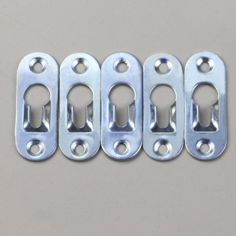 20 Stks/set Fotohangers Metalen Sleutelgatbevestigingen Voor Fotolijstkastaccessoire 45Mm X 16Mm