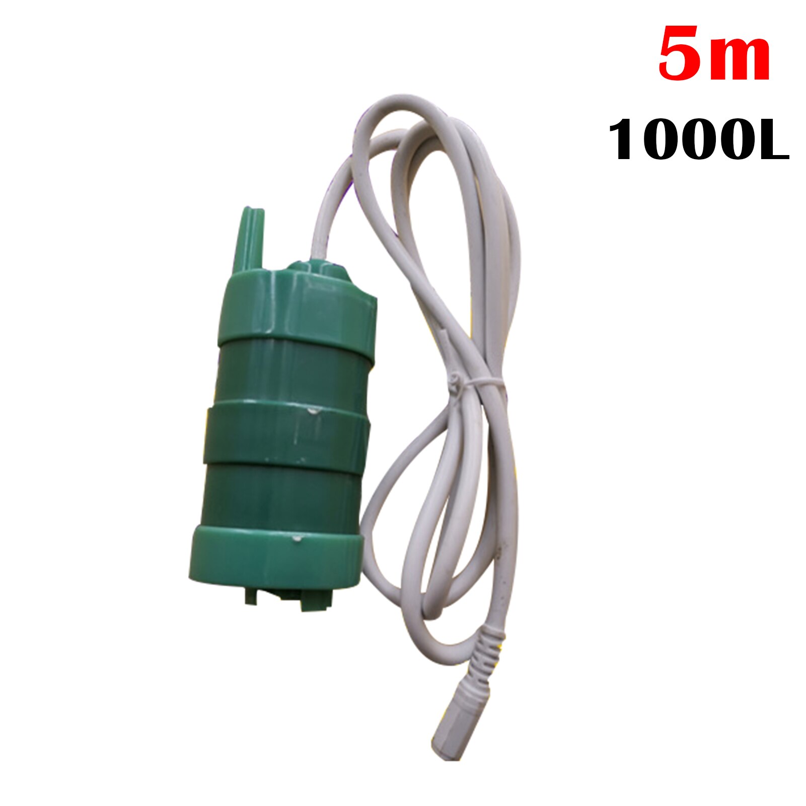24V DC Submersible Flow Pumps 15 meters 10L/M Straight Micro Water Equipment for Engineering QP2: 5m female head 1000l