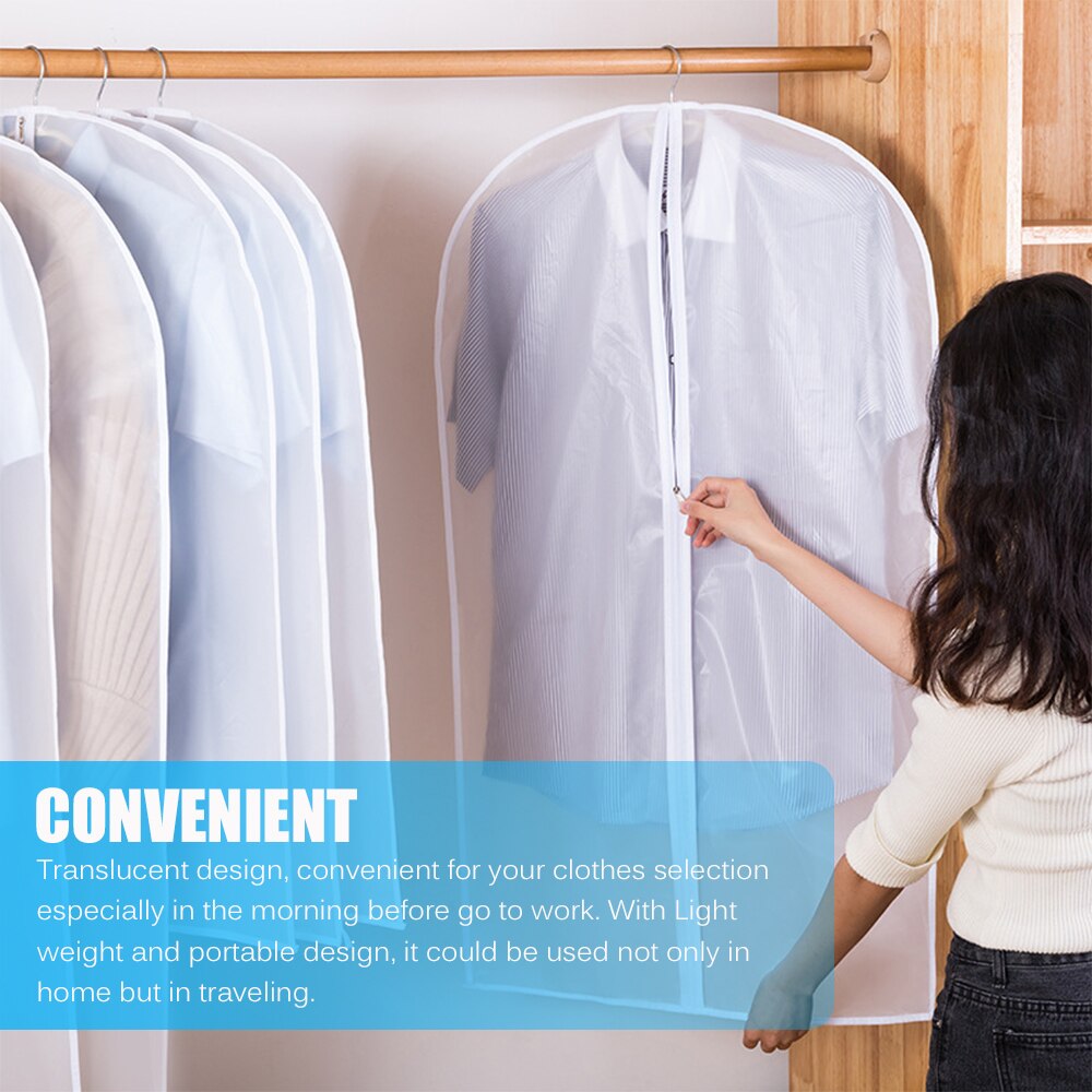 30 Pièces Sacs De Rangement Vêtements Plastique Transparent Avec Zip - 30x40cm Pour Voyage & Maison