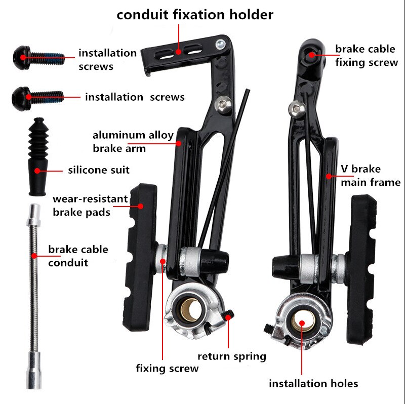 Litepro – étrier de frein V pour vélo pliant, bras Long 412 modifié, 14/16 pouces 406/451, frein SP8, 110MM, alliage d'aluminium