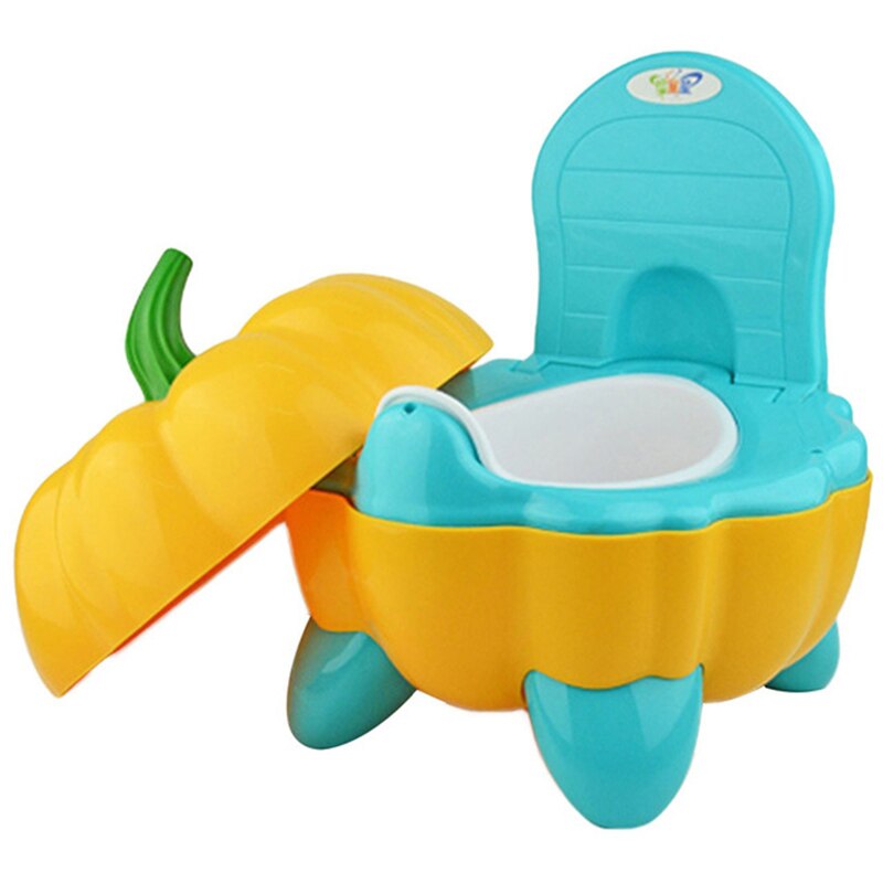 Leuke Baby Stoel Cartoon Vouwen Potje Peuter Draagbare Training Plastic Toilet Seat Pompoen