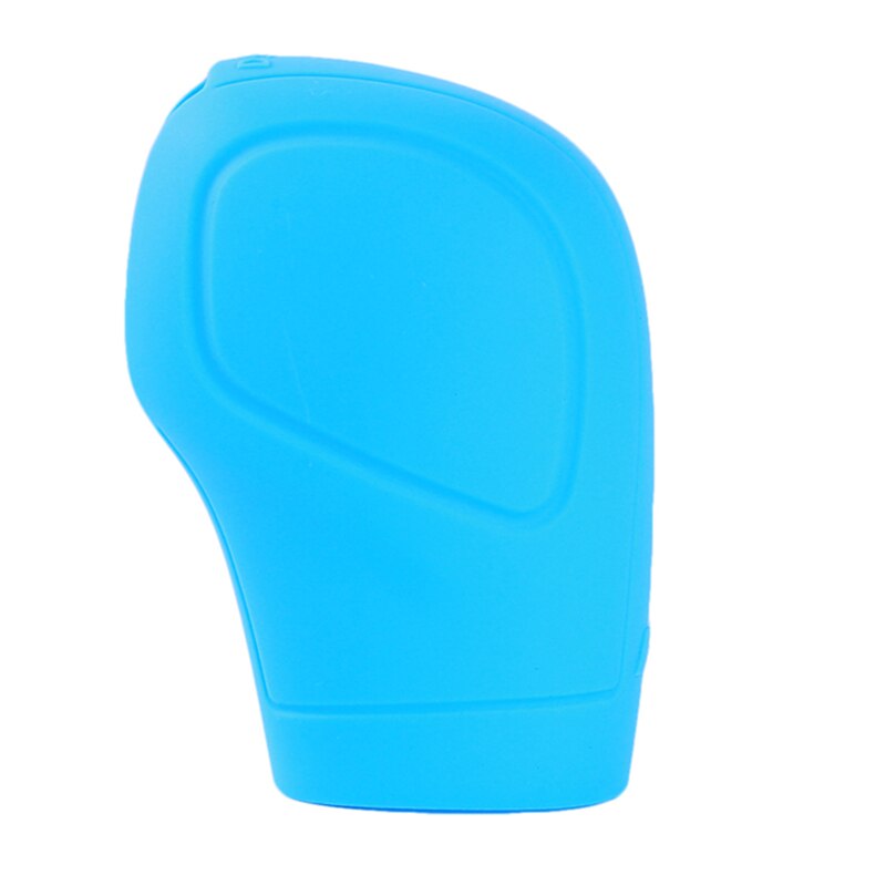 Decoración Universal, accesorios para automóviles, funda de silicona, pomo de palanca de cambios, collares de palanca de cambios, cubierta de palanca de cambios: blue