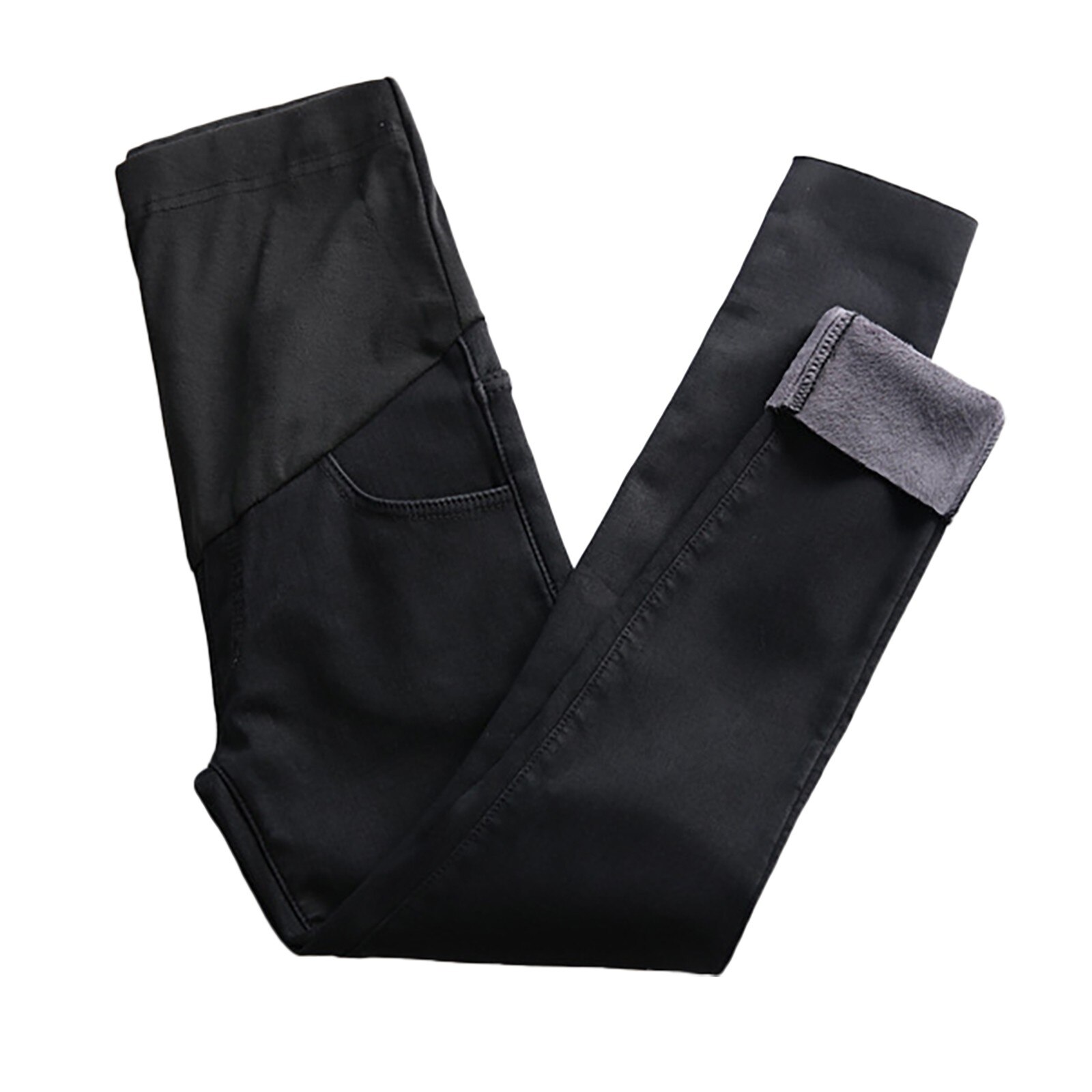 Pregnancy Clothes Women's Solid Maternity Jeans Hole High Flares Ankle Maternity Clothing Jeans Pants For Pregnant Women