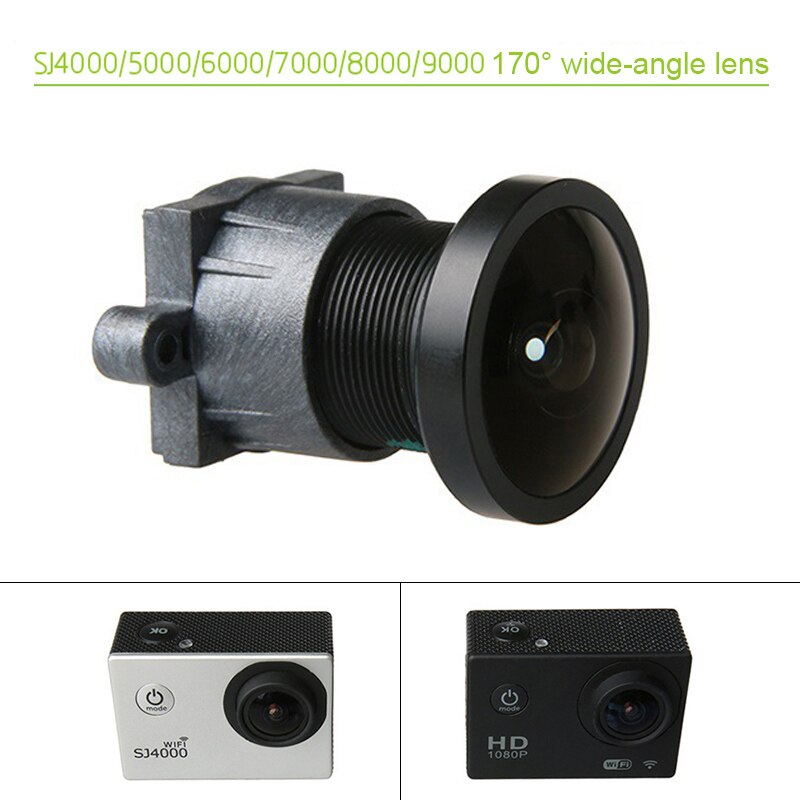 170 graus Lente Grande Angular para SJCAM SJ4000 SJ5000 SJ6000 SJ7000 SJ8000 SJ9000 Action Camera LFX-ING