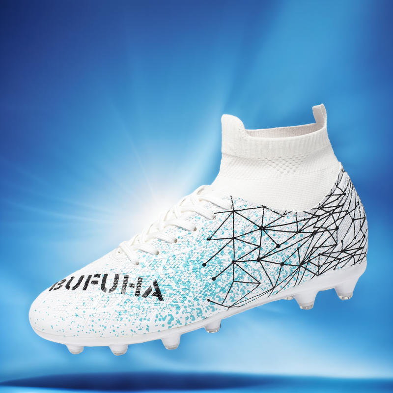 AG/FG-Fußballschuhe für Herren, hohe Fußballschuhe, bequem, atmungsaktiv, Gras, rutschfest, Schulungen-Sneaker, draussen-Schuhe