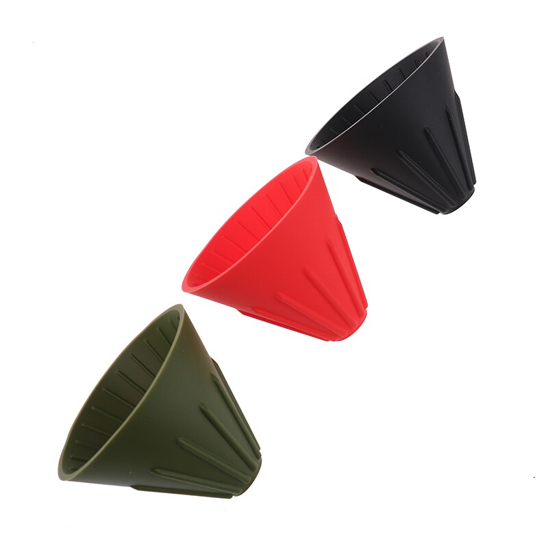 1Pc Rainbow Suiker Kleur Koffie Drip Filter Cup Barista Silica Omkeerbare Opvouwbare Buiten 1-2 Mensen Koffie Druppelaar filter Cup