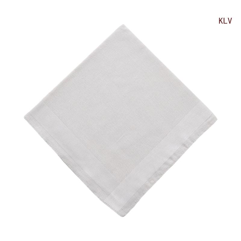 Zachte en absorberende zakhanddoek Zachte kleur zakdoeken voor bruidegoms Bruiloft 6XDA: Khaki