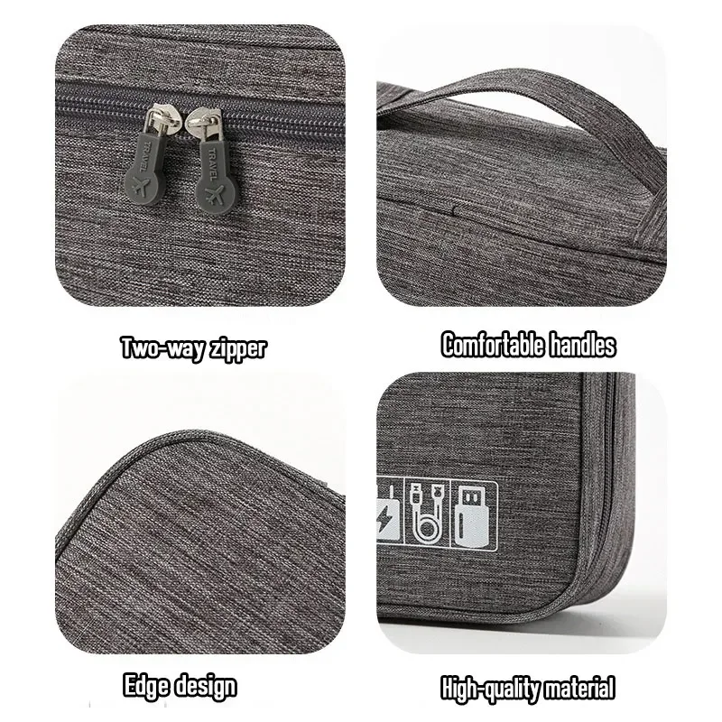 Bolsa de almacenamiento Digital para dispositivos USB, organizador de cables portátil, resistente al agua, accesorios para dispositivos electrónicos, paquete de suministros digitales