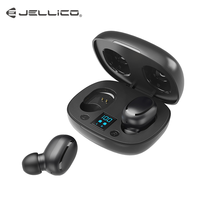 Jellico Tws Bluetooth Oortelefoon Vingerafdruk Touch Bluetooth 5.0 Stereo Bass True Draadloze Koptelefoon Sport Oordopjes Gaming Headset