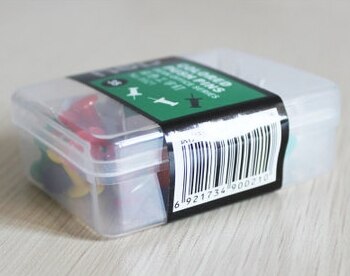 (25 pièces/boîte) multicolore épingles punaise américaine copie punaise