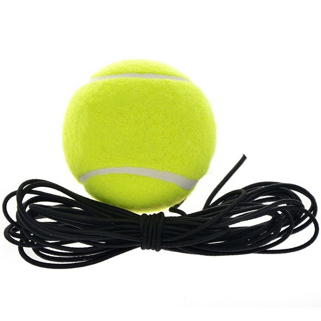 Indoor Enkele Persoon Tennis Training Elastische Touw Bal Rebound Tennis Trainer Draagbare Bal Rubber Tennis Plus Touw Accessoires