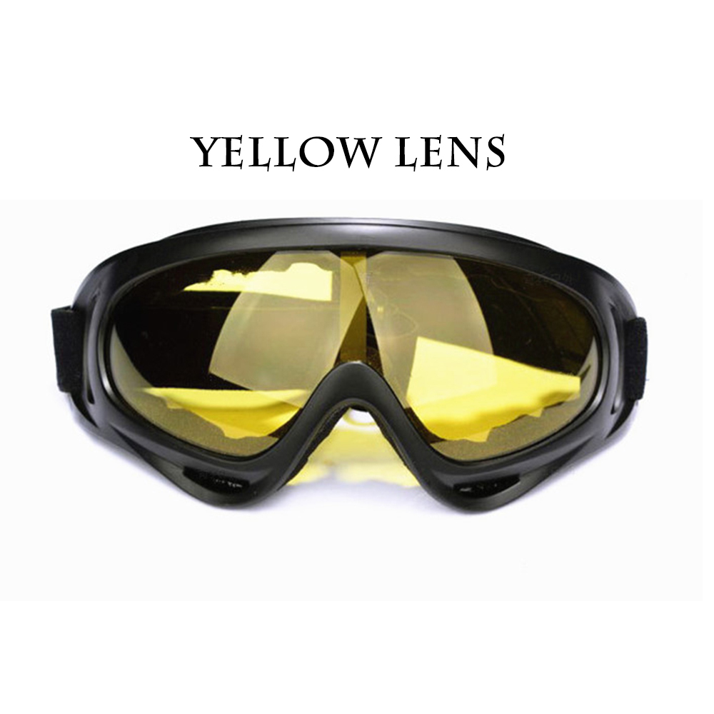 Motorbril Anti-glare motorcross zonnebril Sport skibril Winddicht Stofdicht UV-beschermende uitrusting Accessoires TSLM2: Black
