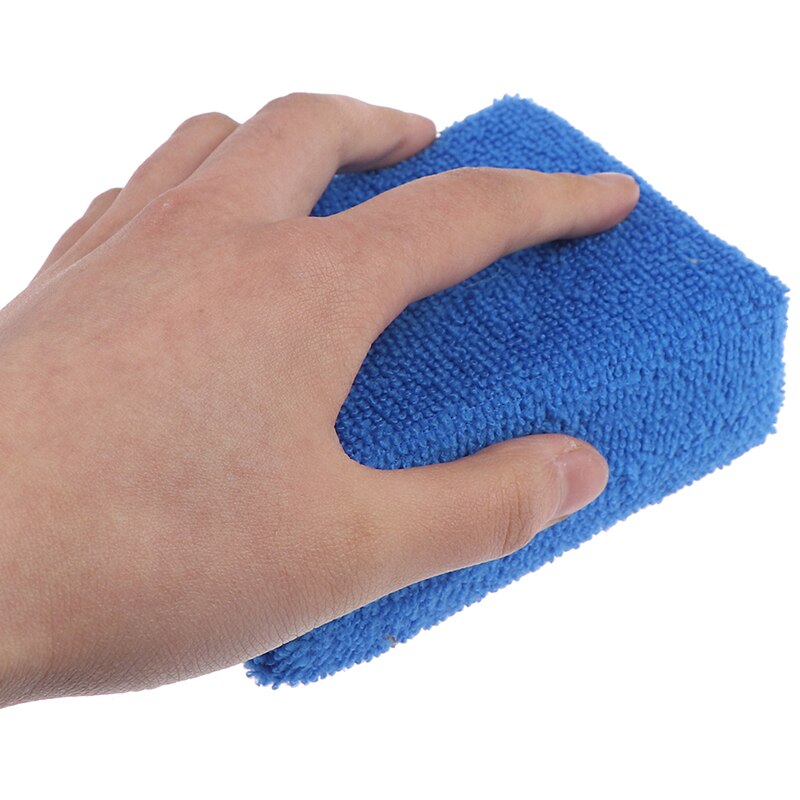 5 stk bilplejepræmie mikrofiber applikatorer svampe, klude, mikrofiber håndvoks polering detalje pad