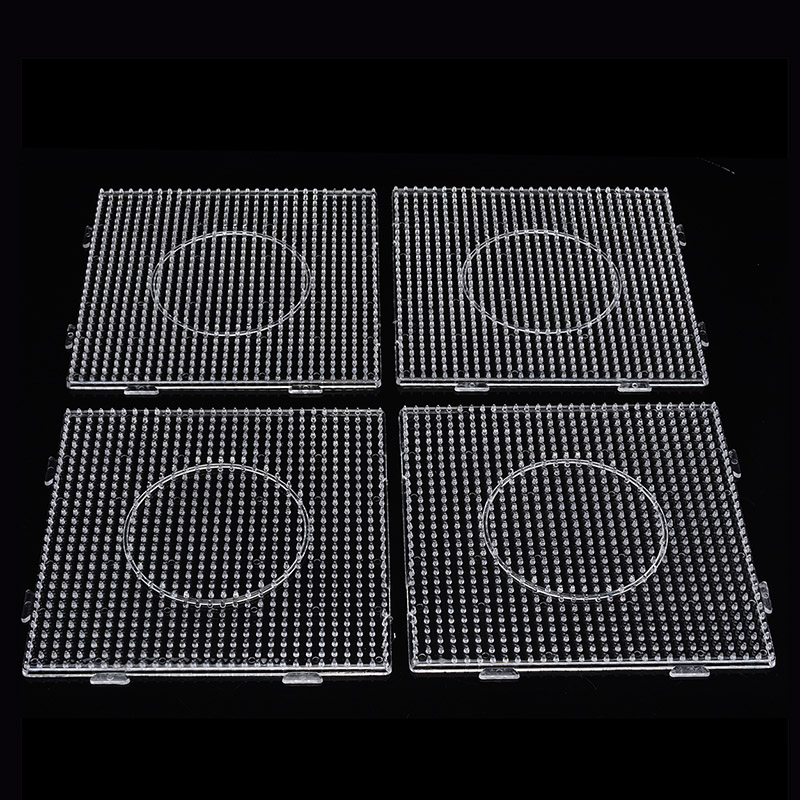 2.6mm/5mm Perler Perline Quadrato Pegboard 3D Puzzle Juguetes Per Hama Bead Giocattoli Educativi per I Bambini Puzzle Brinquedos