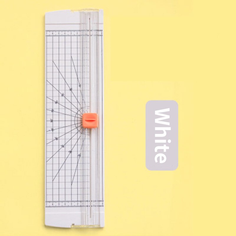 Paper Cutter Small Portable Photo Cutter Mini Paper Cutter Suitable For Many Kinds Of Paper Cardboard Cutting Art Tools: White