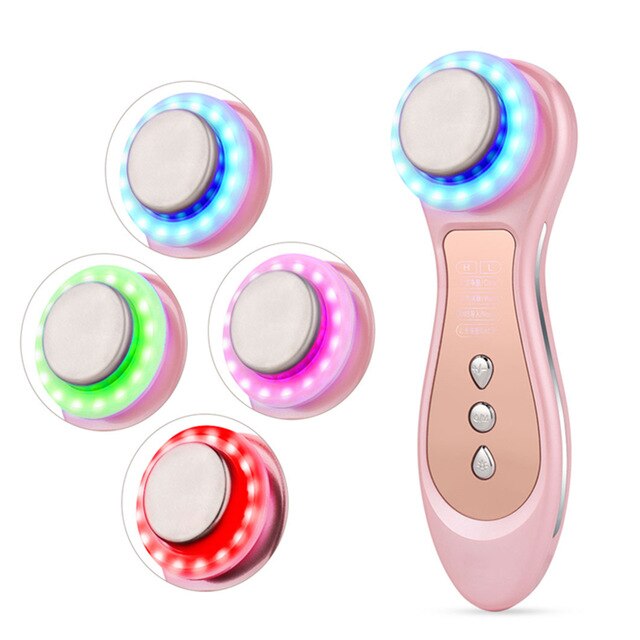 LED Ultrasonic Cavitation Machine EMS Galvanic LCD Ultrasound Slimming Body Face Lift Tools Infrared Therapy Beauty Apparatus: Green