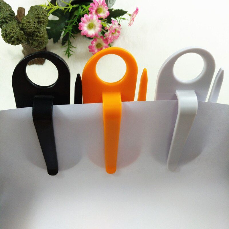 Plastic Letter Opener Car Knife Seat Belt Cutter Letter Mail Envelope Opener Safety Papers Guarded Cutter Stainless Steel Blade