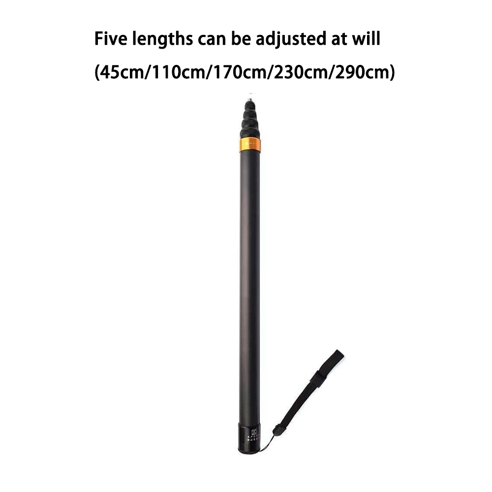 X5 Insta360 3m 9.8ft Extended Edition Selfie Stick for X4, X3, ONE RS, ONE X2, ONE R, ONE X, ONE Action Camera: Orange