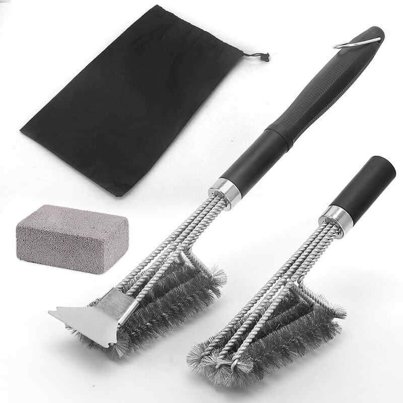 Best BBQ Cleaner, Perfect Tools for All Grill Types, Including Weber, Ideal Barbecue Accessories Grill Brush and Scraper
