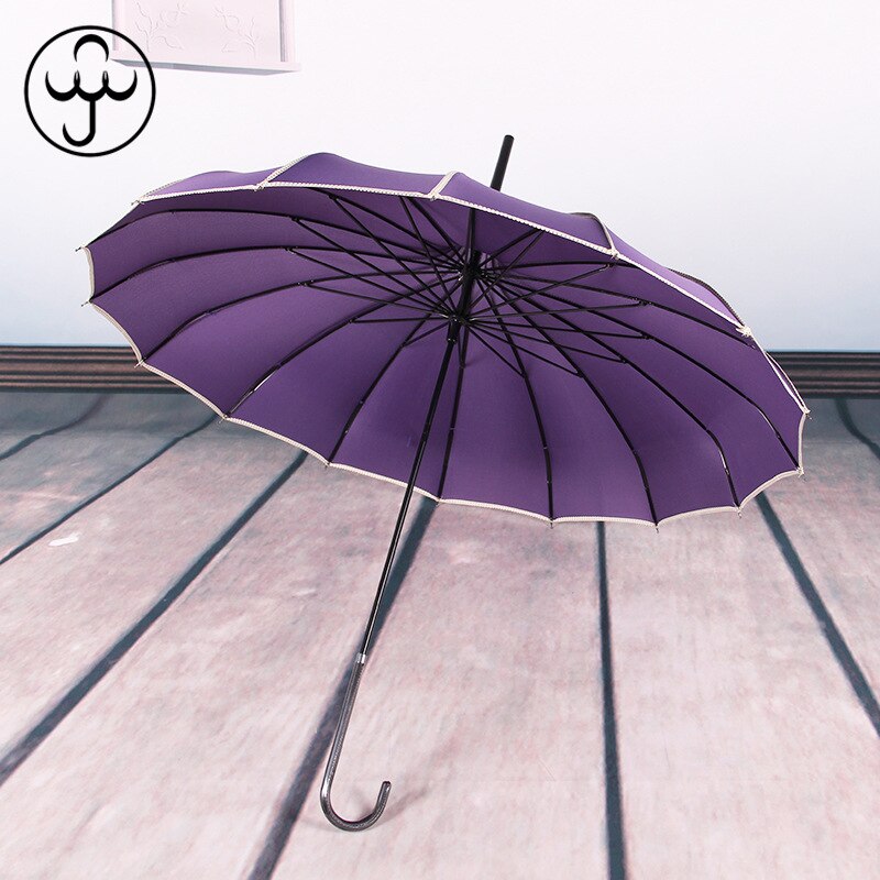 Pagode paraply single point indpakket lang skaft prinsesse solskærm frisk fotografering retro solrig paraply: Som billede