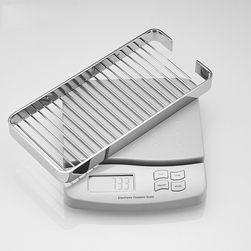 Onyzpily Badkamer Kleine Plank Douche Badkamer Hotel Plank wandmontage Single-layer Mand All-koper