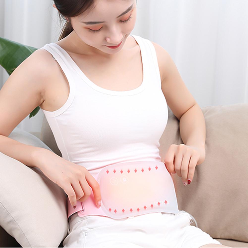 Kvinder varm terapi usb opvarmet bælte kropsvarmepude til lindring af menstruationskramper lindrer krampesmerter  #4o