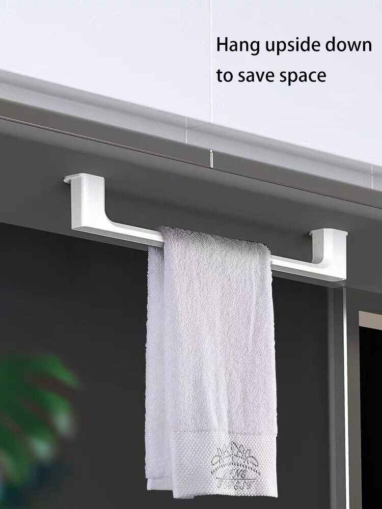 Selvklebende sugekopp håndkleholder dårlig kjøkkenhåndkleholder porte torchon mat handtuchhalter badkamer organizer