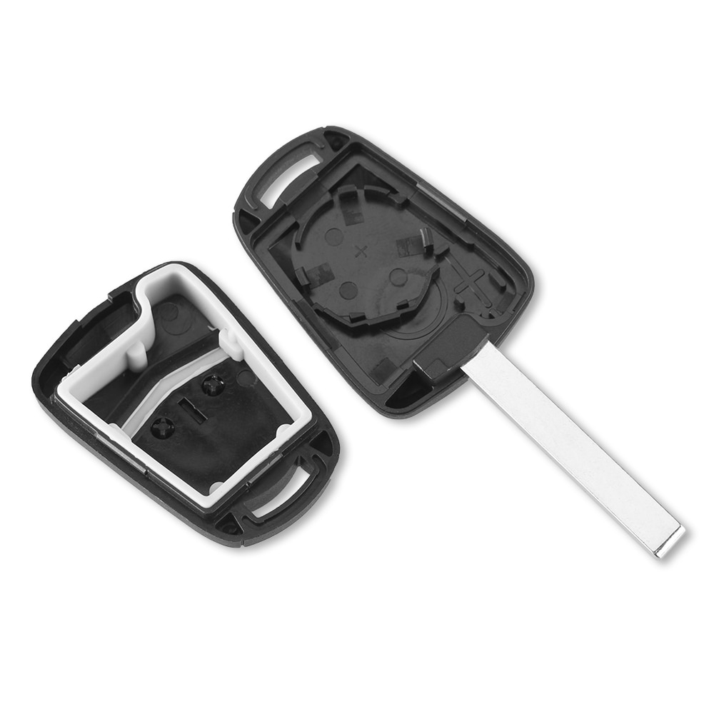 KEYYOU Replacement 2 Button Remote Car Key Case Shell For Vauxhall Opel Astra Corsa Agila Meriva Insignia Key Cover HU100 Blade