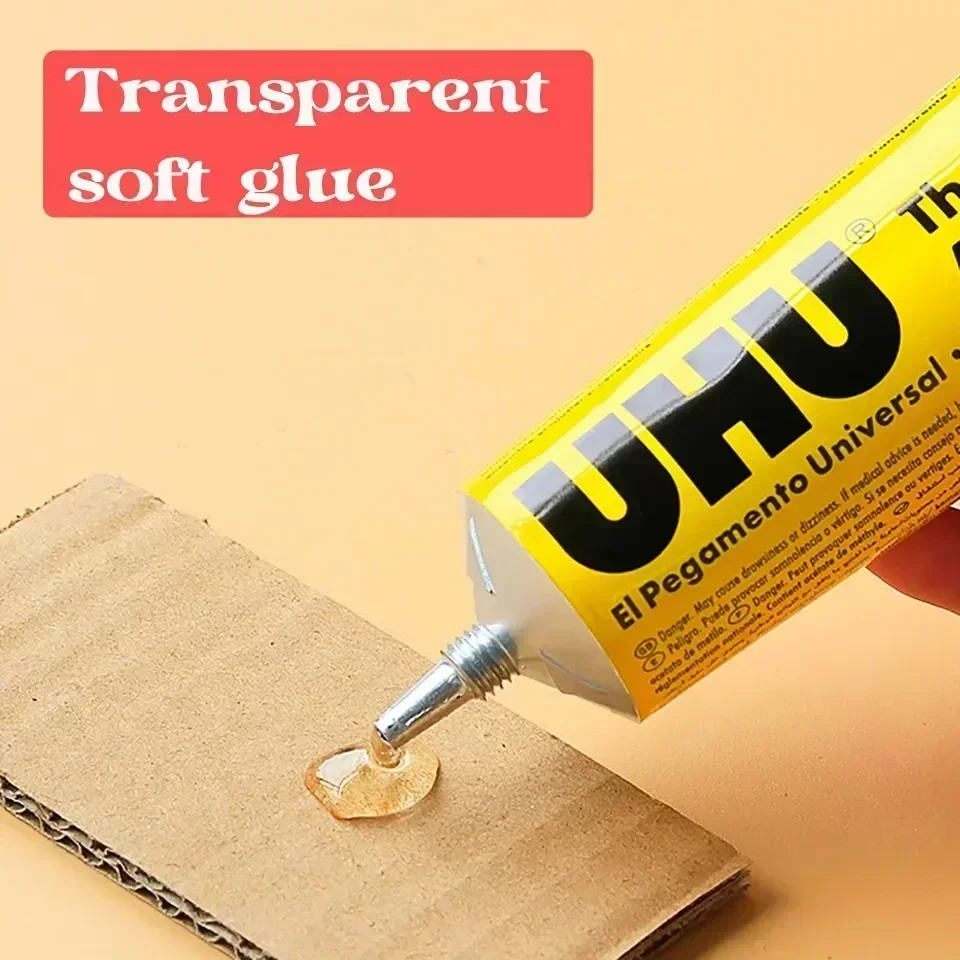UHU Duitse superlijm heeft zeer goede taaiheid Multifunctionele zachte lijm Superlijm VOOR MOOD Textielporselein Papier Metaal Rubber