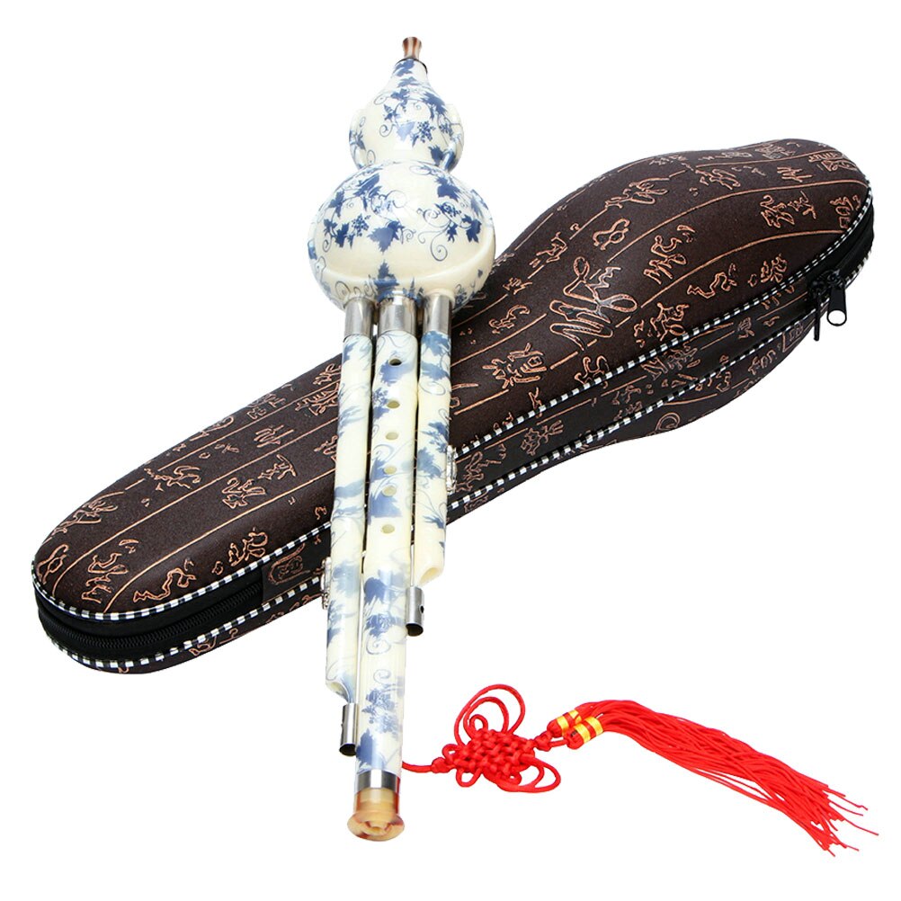 Chinese Instrument Cucurbit Flute Ethnic Musical Instrument