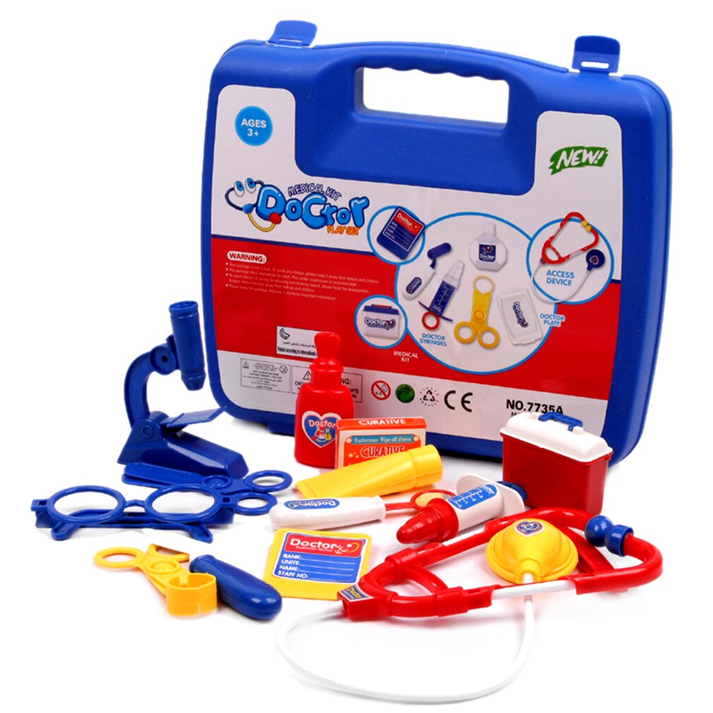 Kids Doctor Toys Pretend Play Set For Children Doctor Set Medicine Box Role Play Educational Baby Toy Doctor Kit Classic Toys