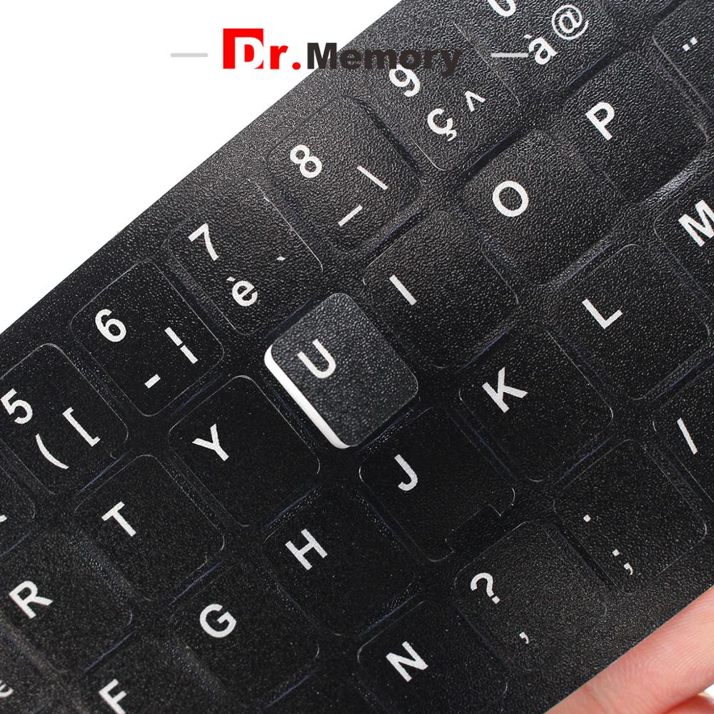 Pegatinas para teclado francés, antideslizantes, de letras, Bloc de notas, para portátil, reemplazo de teclado francés