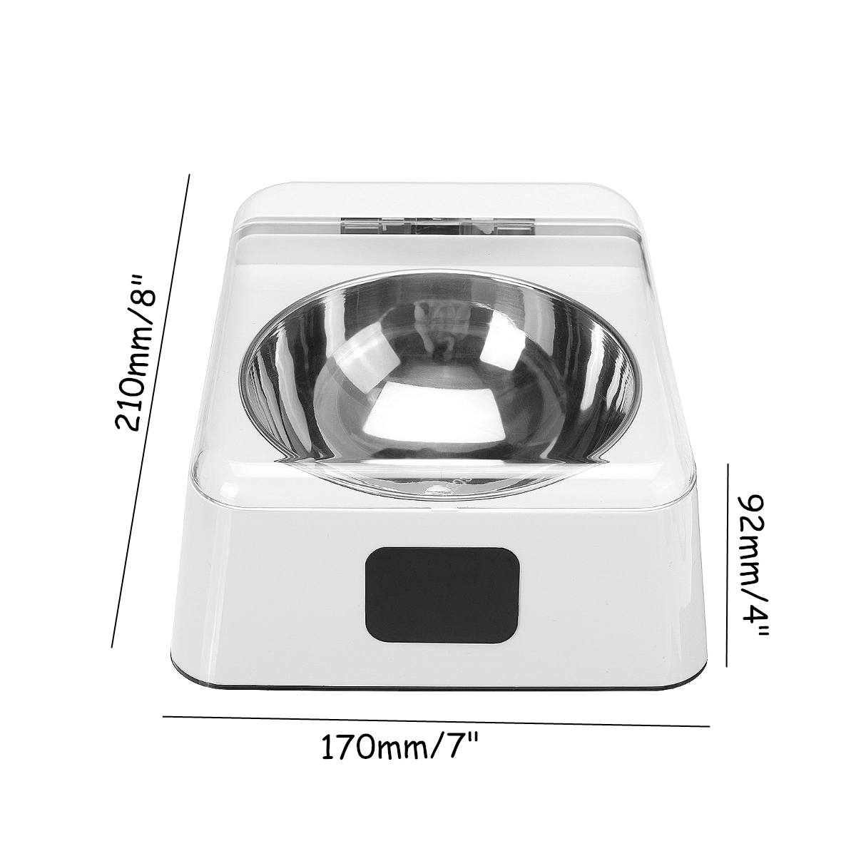 Pet Feeder Smart Dish Infrared Sensor Automatic Pet Feeder Dispenser Dogs Cat Food Rechargable With Moisture-proof Cover