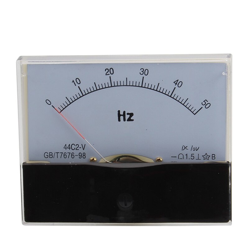 DC Konverter Frequenz Meter 44c2 0 - 50HZ 10V Analog Tafel HZ Meter