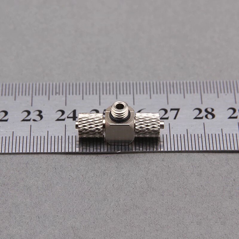Miniature Quick Twist T Type Pneumatic Quick Connection Trachea Joint Pc4 Pc6 Pneumatic Components Quick Fitting Tube M3 M4 M5m6