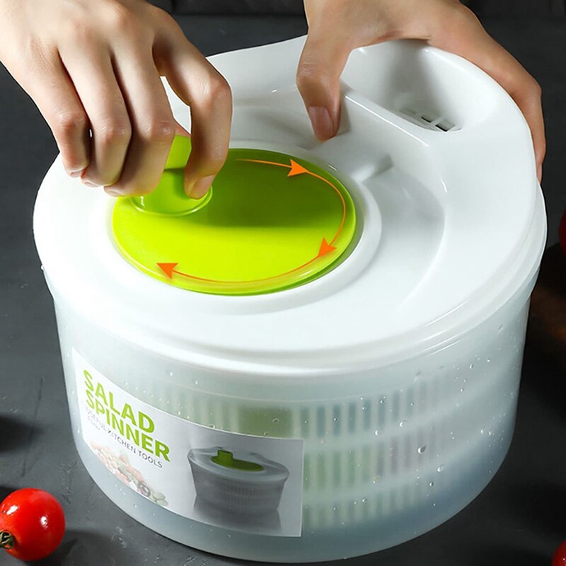 Salad Washing Machine Lettuce Rotating Vegetable Washer Large Capacity for Fruit and Vegetable Cleaner