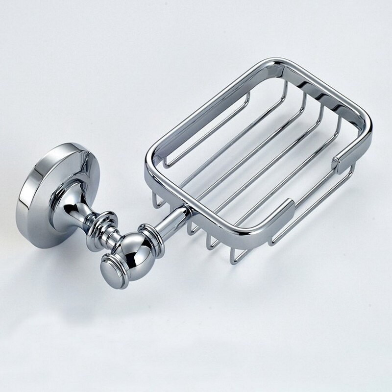 Badkamer Accessoires Zeepbakje Chrome Wandmontage Badkamer Bad Douche Zeepbakje Mand Houder KD573