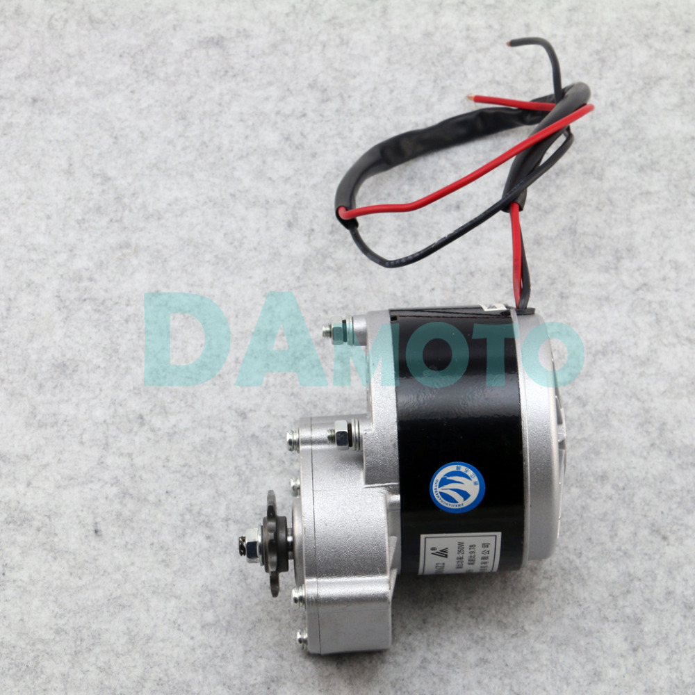 250 w 24 v reductiemotor borstel motor elektrische driewieler DC gear geborsteld motor Elektrische