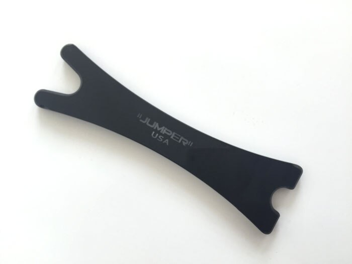 1pc JUMPER Black Acrylic Billiards Pool Cues Rest Head PMMA TV Ball Dediceted Bone Snooker cue Rest Head: Black