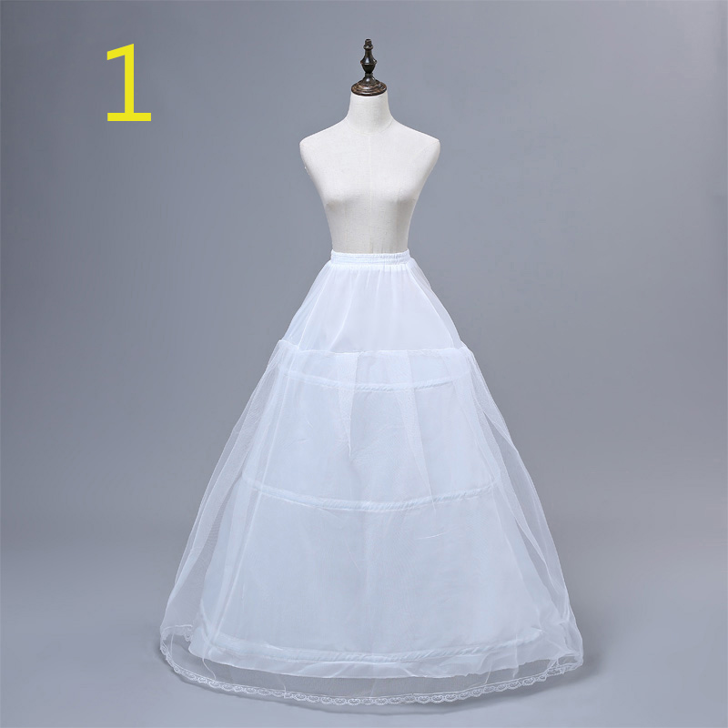 JIERUIZE Wedding Petticoat Crinoline Slip Underskirt Short Dress Cosplay Petticoat: NO.1
