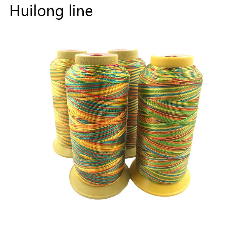 Hilo de coser de nailon de alta resistencia, hilo de coser de Color arcoíris, accesorios de cuero, accesorios de ropa, 150D