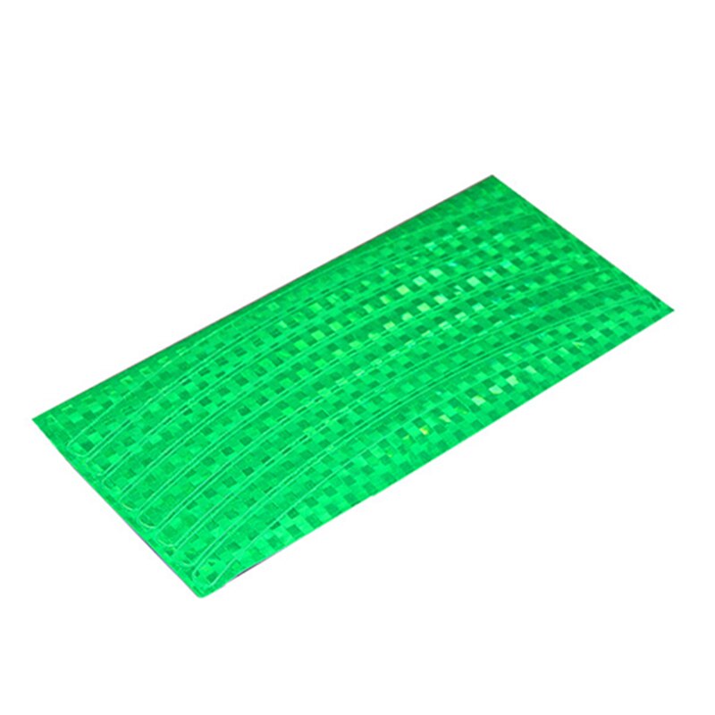 1 Pc 21 cm X 8 cm Fahrrad Reflektor fluoreszierend MTB Rennrad Aufkleber Radfahren Felgen Reflektierende Aufkleber Aufkleber: Licht Grün