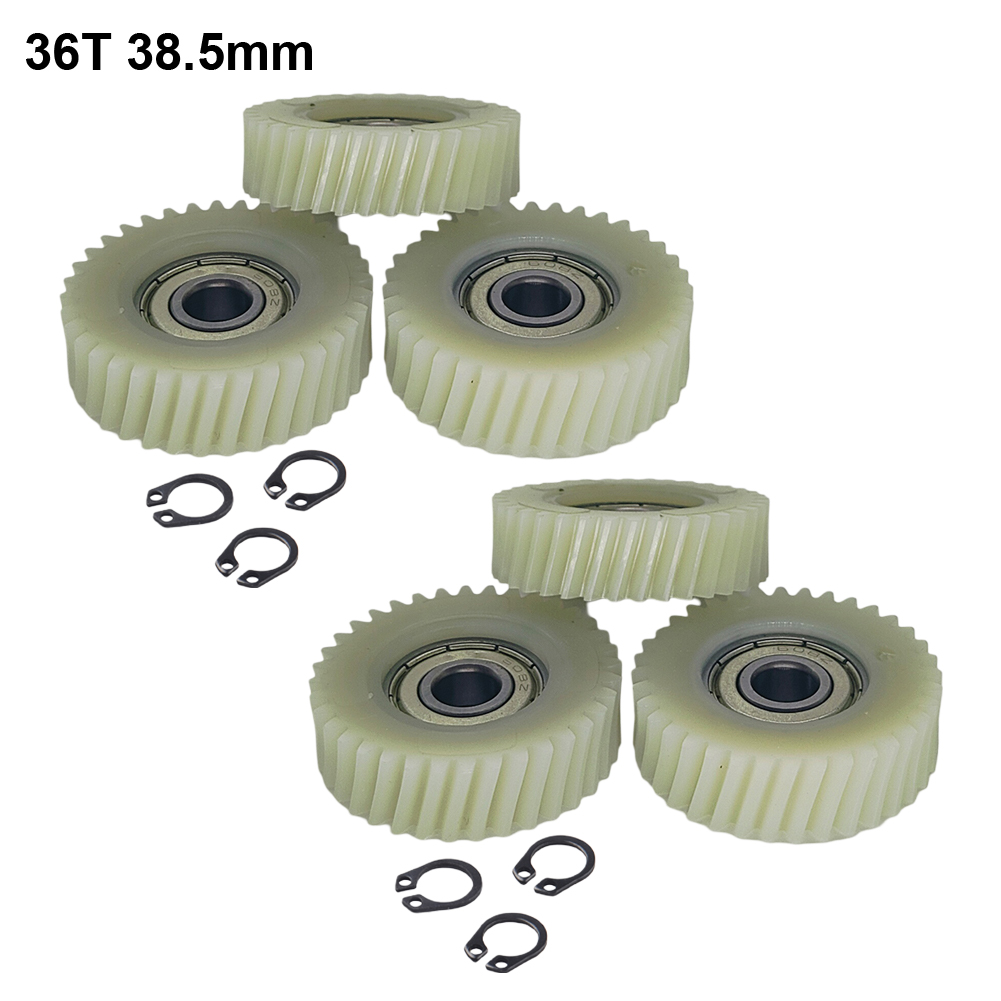 Kit d'embrayage d'engrenage de moteur de vélo électrique, nylon pour engrenage hélicoïdal, engrenage planétaire de moteur de moyeu, roulement 608, accessoire de cyclisme, 31T, 35T, 36T, 6 pièces: Rouge